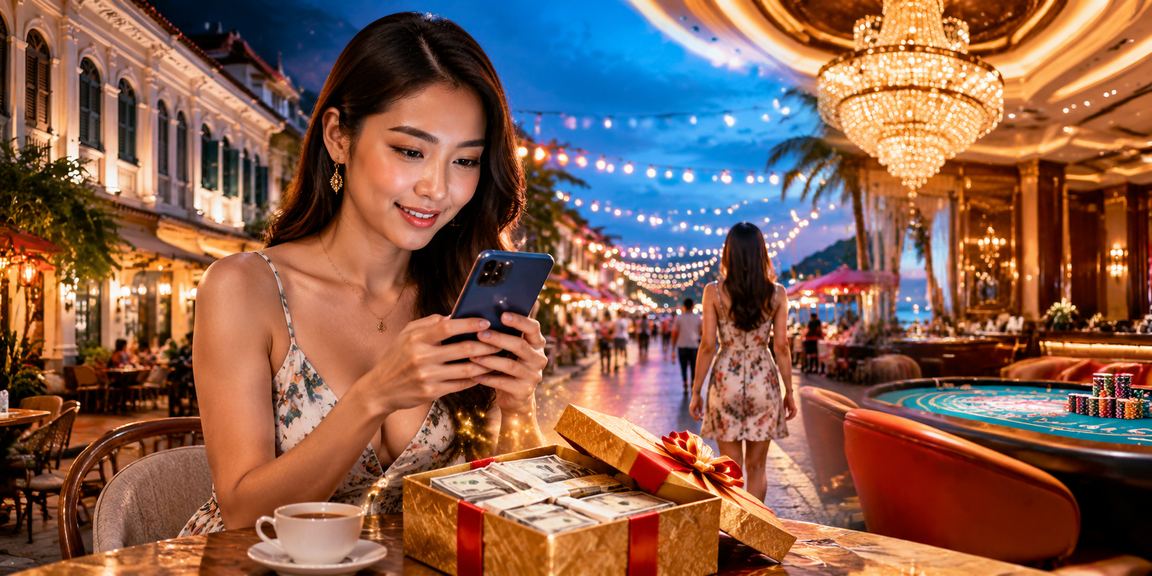 Pengguna di Ipoh membuat deposit menggunakan DuitNow untuk tuntut bonus 4dx
