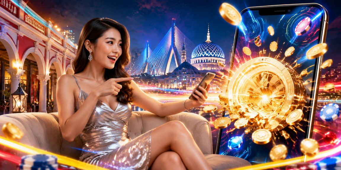 Pemain di Selangor mengakses bonus 4dx melalui telefon bimbit dengan mudah